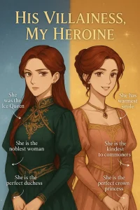 Cover of His Villainess, My Heroine: The Ice Queen Whose Smile Melted My Heart